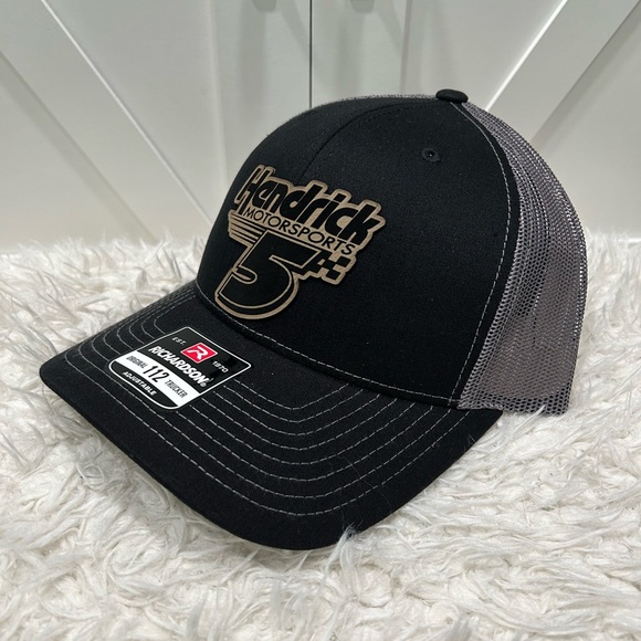 Laser engraved, Hendrick Motorsports #5 Richardson 112 trucker hat. - Picture 7 of 8